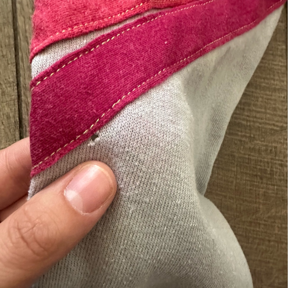 Aviator Nation Gray Joggers with Red and Yellow Stripes - Picture 8 of 8